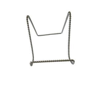 Silver Twisted 6 " Tall Steel Easel